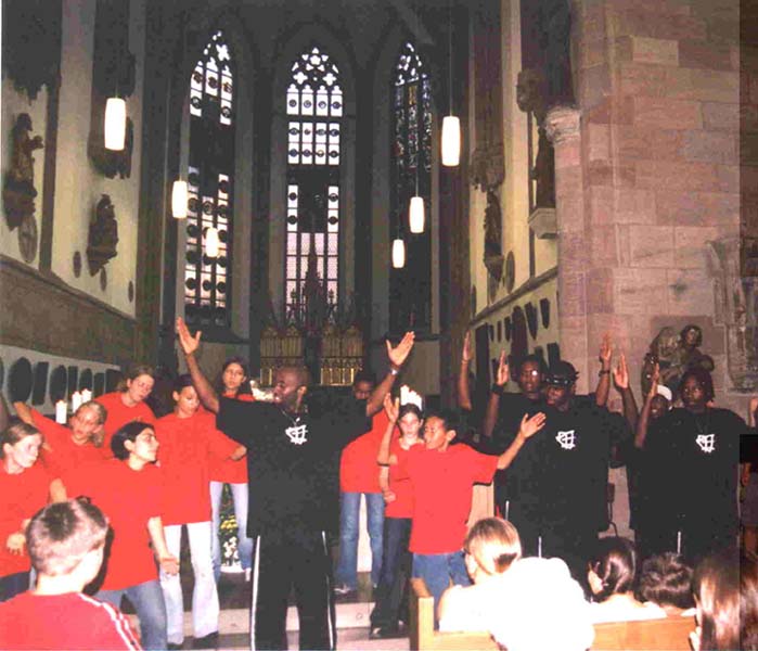 Nürnberger Steppingteam und Nubian Gents in der Jakobskirche
